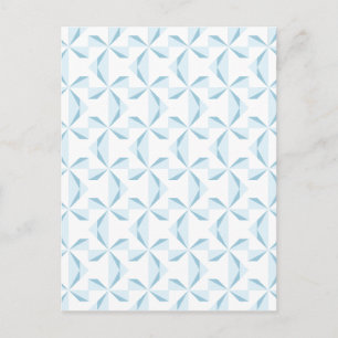 Sky Blue Pinwheels Postkarte