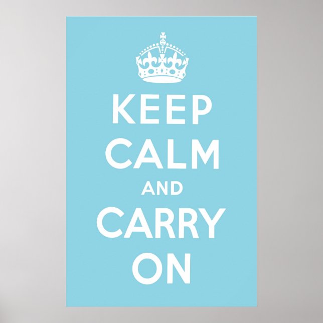 Sky Blue Poster (Vorne)