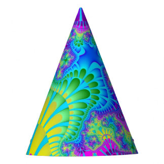 Sky Blue Rainbow Melt Partyhütchen
