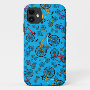 Sky Blue Road Bikes iPhone 11 Hülle
