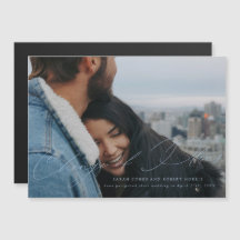 Sky Blue Scripted Hochzeitwechsel