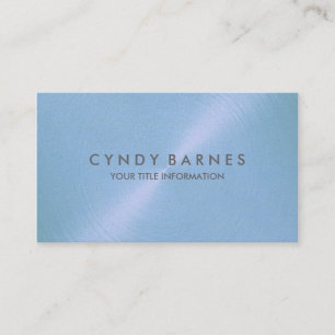Sky Blue Sheen Business Card Visitenkarte