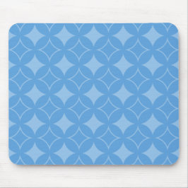 Sky Blue Shippo Muster Mousepad