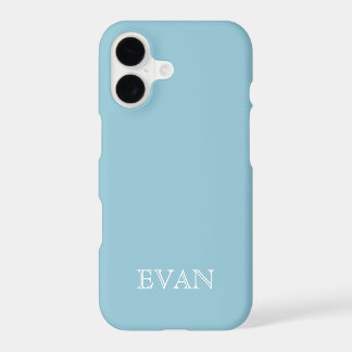 SKY BLUE Solid Color Background iPhone X Fall