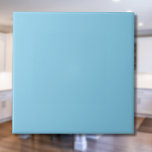 Sky Blue Solid Color | Classic | elegant Fliese<br><div class="desc">Sky Blue Solid Color | Classic | elegant | Trendy | Stilvoll | Geschenk</div>