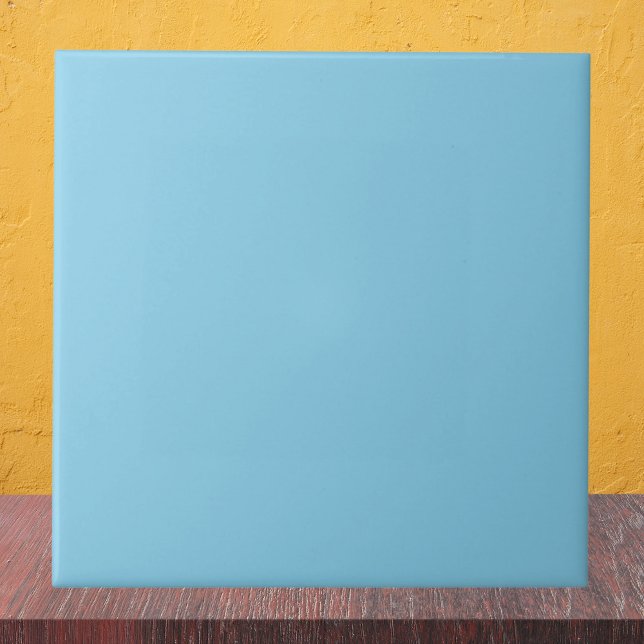 Sky Blue Solid Color Fliese (Von Creator hochgeladen)