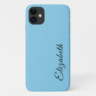 Sky Blue Solid Color Minimalistischer Elegantenn Case-Mate iPhone Hülle
