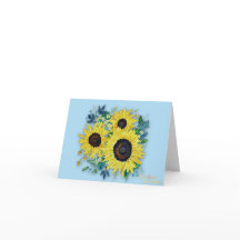 Sky Blue "Sunny Day" Card