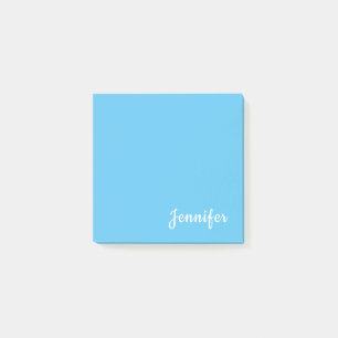 Sky Blue Trendy Moderner Minimalistischer Chic Nam Post-it Klebezettel