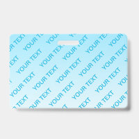 Sky Blue (veränderbare Farbe!) Ombre & Text Muster