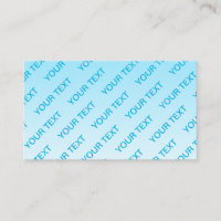 Sky Blue (veränderbare Farbe!) Ombre & Text Muster