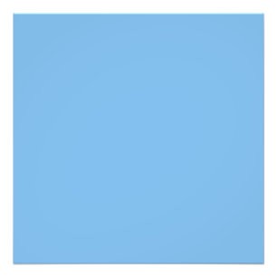 Sky Blue (Vollfarbe) Aero Fotodruck