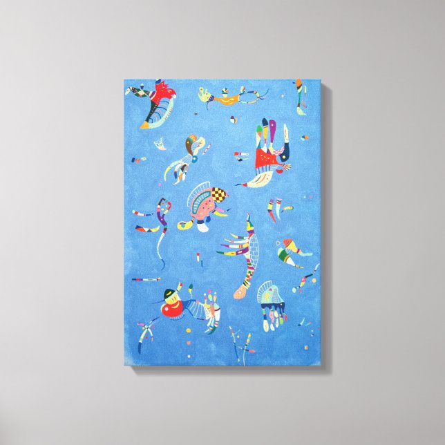 Sky Blue von Wassily Kandinsky Leinwanddruck (Vorderseite)