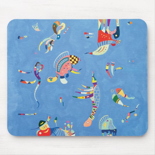 Sky Blue von Wassily Kandinsky Mousepad (Vorne)