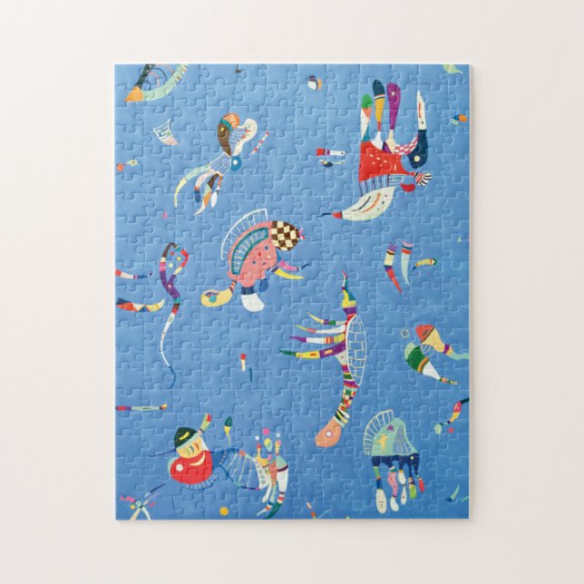 Sky Blue von Wassily Kandinsky Puzzle (Vertikal)