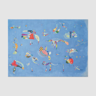 Sky Blue von Wassily Kandinsky Seidenpapier