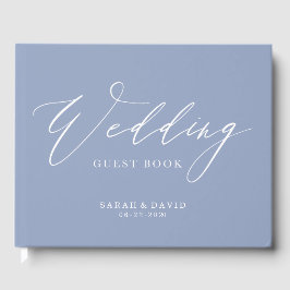 Sky Blue Wedding Guest book Gästebuch