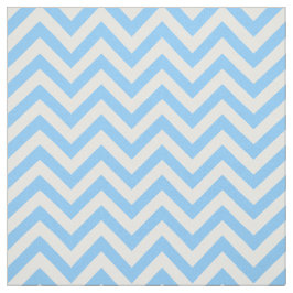 Sky Blue White LG Zickzack ZigZag Muster 12I Stoff