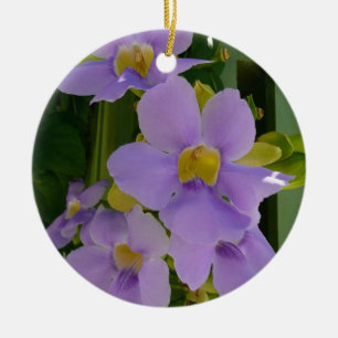 Sky Blume Tropischer Lila Blumen Keramikornament
