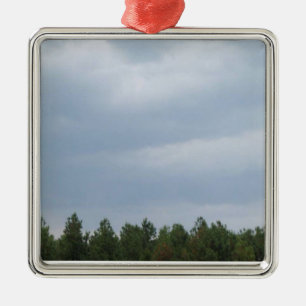 Sky & Clouds Ornament Aus Metall