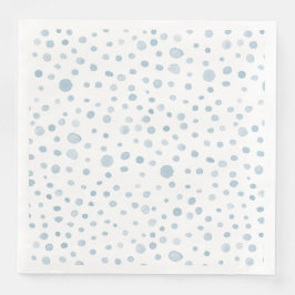 Sky Confetti Wasserfarbe Dots Papier Napkin Serviette