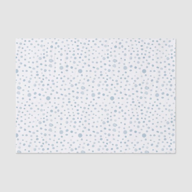 Sky Confetti Wasserfarbe Dots Papiertücher Seidenpapier (Vorderseite)