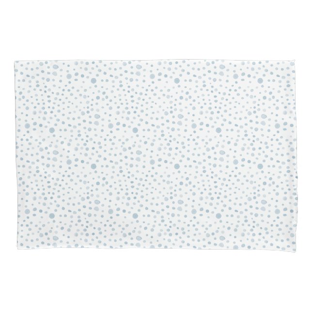 Sky Confetti Wasserfarbe Dots Pillowcase Kissenbezug (Vorderseite)