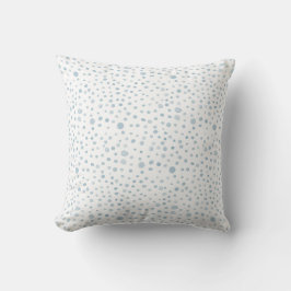 Sky Confetti Wasserfarbe Dots Throw Kissen