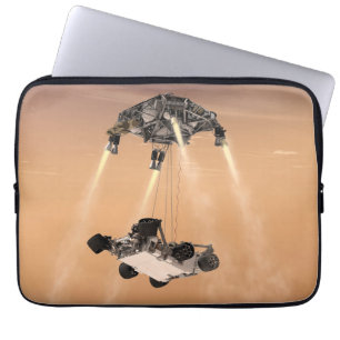 Sky Crane-Manöver während des Abstiegs der Mars Laptopschutzhülle