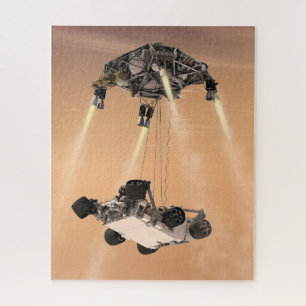 Sky Crane-Manöver während des Abstiegs der Mars Puzzle