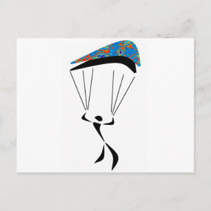 SKY DIVE ZONED POSTKARTE