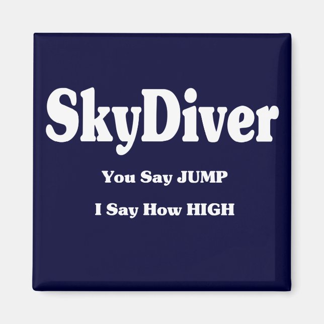 Sky Diver Magnet (Vorne)