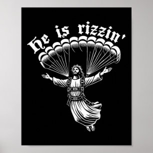Sky Diver Sky Diver Jesus Christus Rizzin Oster Pa Poster
