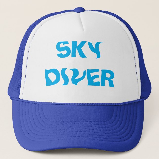 Sky Diver Trucker Hat Truckerkappe (Vorderseite)