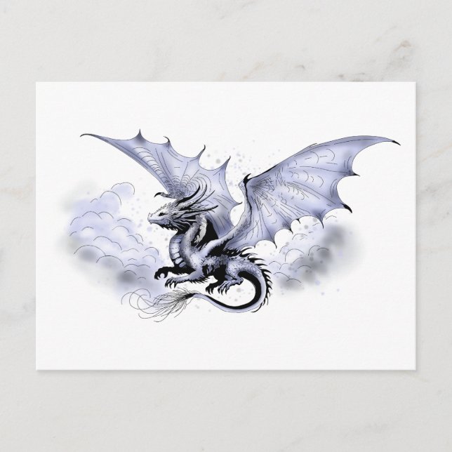 Sky Dragon Postkarte (Vorderseite)