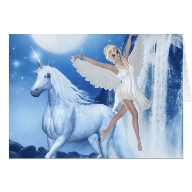 Sky Fee Asparas und Unicorn (Vorderseite (Horizontal))