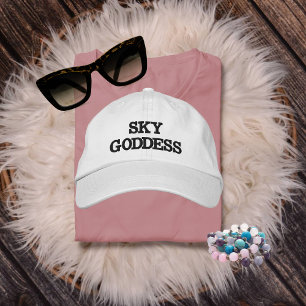 Sky Goddess Typografie, Wanderlust, Einfach Bestickte Baseballkappe