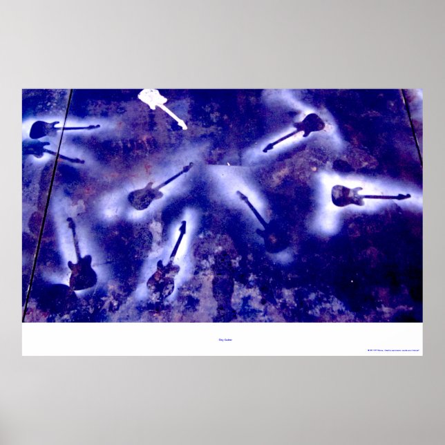 Sky Guitar Poster (Vorne)