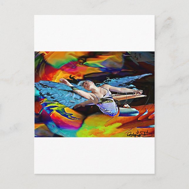 Sky Hawk Warrior Goddess.jpg Postkarte (Vorderseite)
