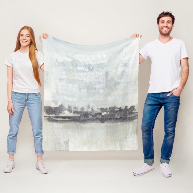 Sky Horizon - Neutrale Farben Fleecedecke (Beispiel)