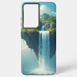 Sky Island Falls Case Dreamy Samsung Fantasy Cover Galaxy Hülle