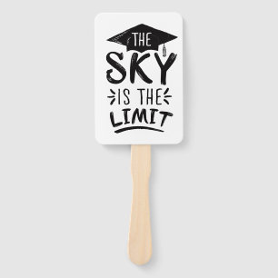 Sky ist das Limit Clever Abschluss Captions Niedli Fächer