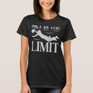 Sky ist das Limit Ultimate Frisbee Player Team T-Shirt