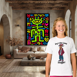 Sky ist der Limit-Schwager: Trendy-Giraffe-Design T-Shirt