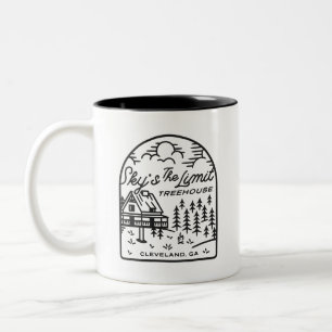 Sky ist die Limit-Treehouse-Tasse Zweifarbige Tasse