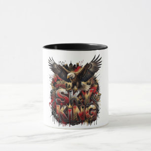 Sky King Eagle Kaffeetasse Wilde Kunst Mu