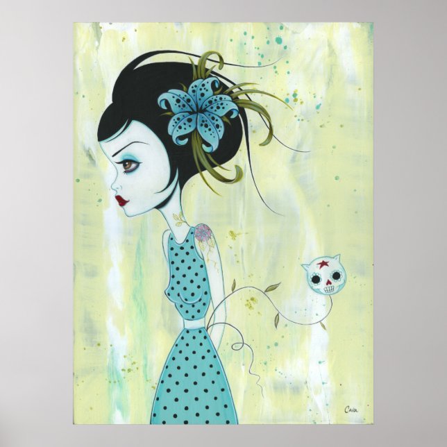 Sky Lili Canvas Print Poster (Vorne)