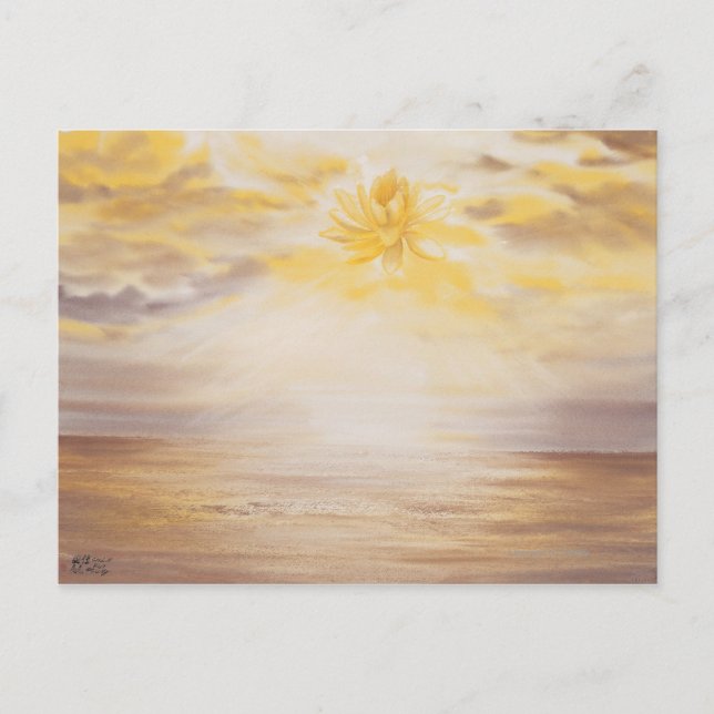 Sky Lotus Postkarte (Vorderseite)