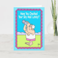 SKY MAIL Geburtstagkarte