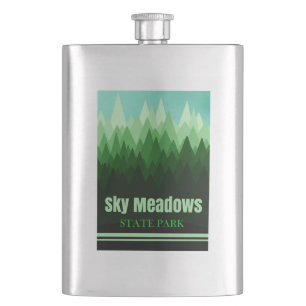Sky Meadows Staat Park Virginia Forest Flachmann